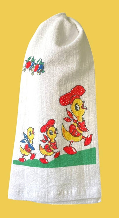 Ducks on the Go Flour Sack Tea Towel - 0