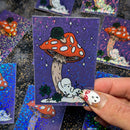 Sleepy Ghost Mushroom Sticker-1