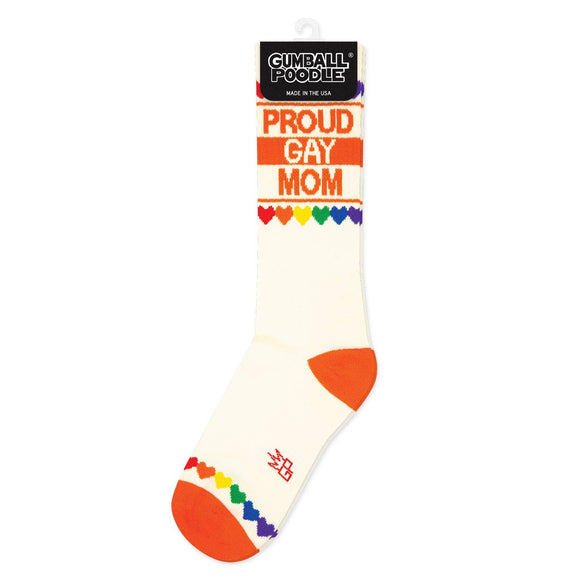 Proud Gay Mom Gym Crew Socks