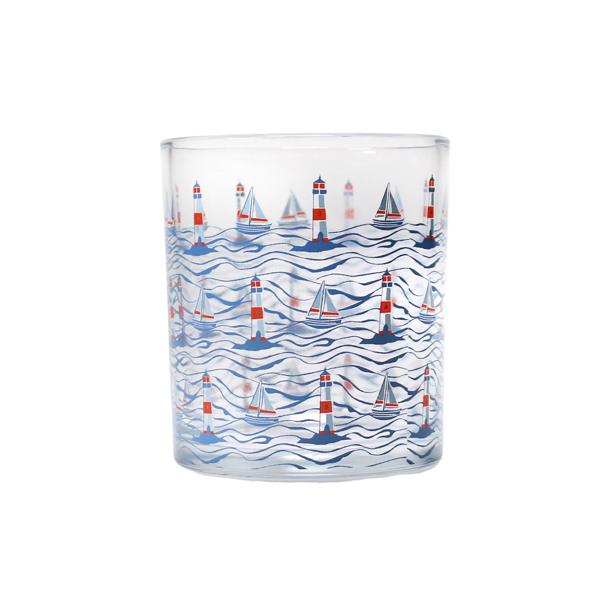 Sea Wave Sailboats Tumbler - 0