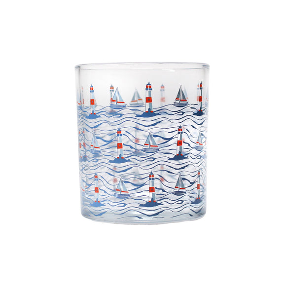 Sea Wave Sailboats Tumbler