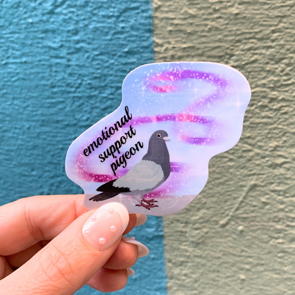 Emotional Support Pigeon Sticker