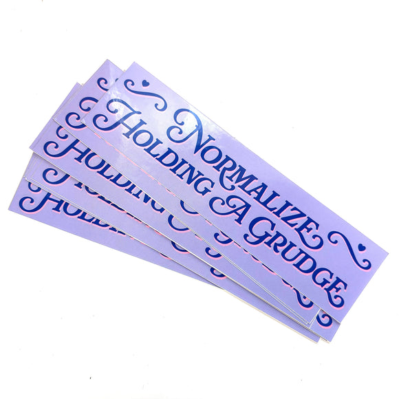 Normalize Holding A Grudge Sticker
