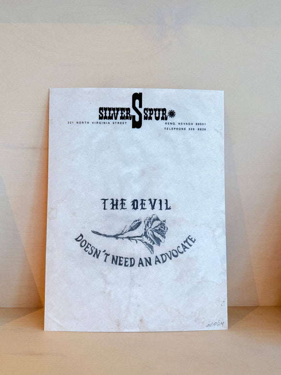 Friend Of The Devil Art Print