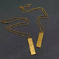Rectangular Zodiac Necklace
