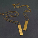 Rectangular Zodiac Necklace-14