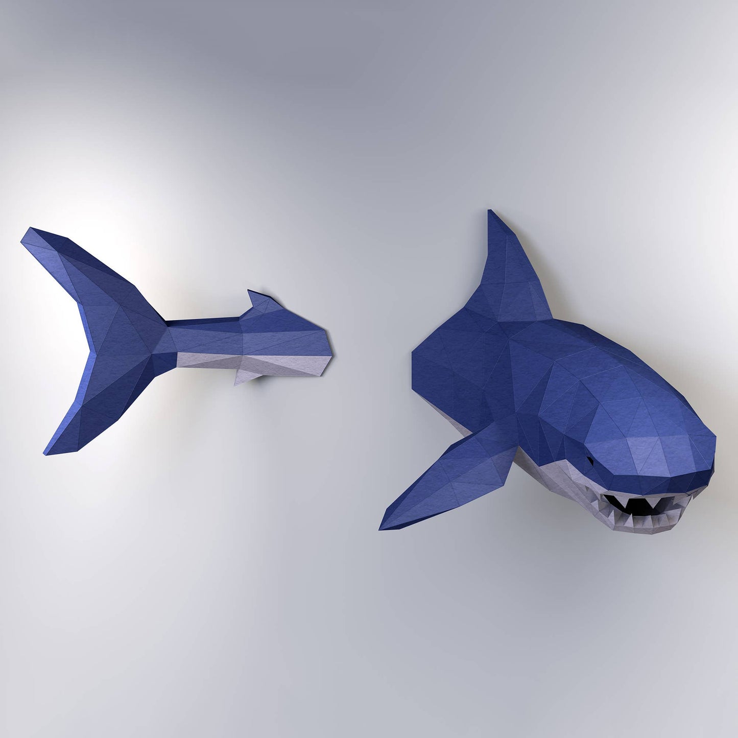 Shark 3D PaperCraft Wall Art Kit