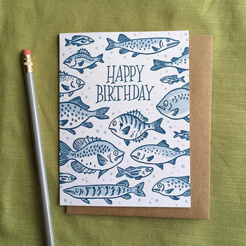 Birthday Fish Greeting Card