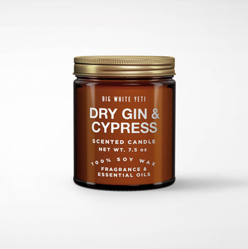 Dry Gin + Cypress Candle
