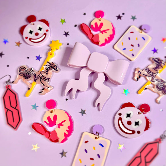 Pastel Sprinkle Tart Earrings