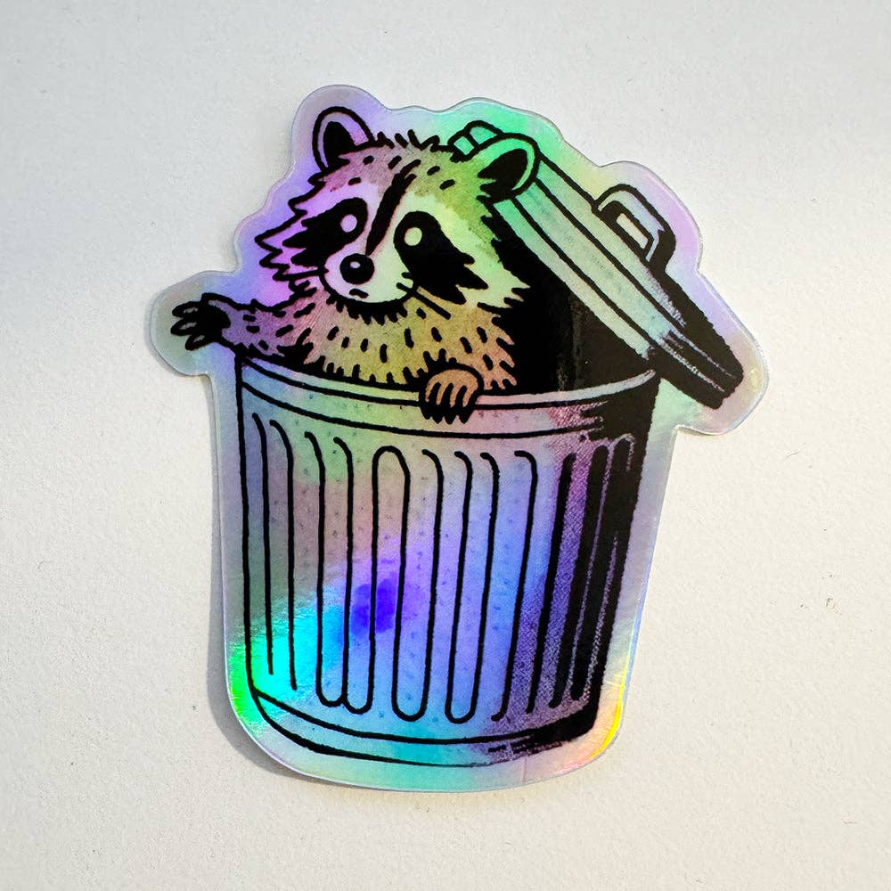 Raccoon Trash Sticker