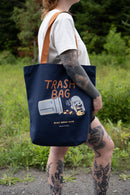 Trash Bag (Raccoon) Big Zip Tote-1