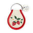 Strawberry Blossom Patch Keychain-1