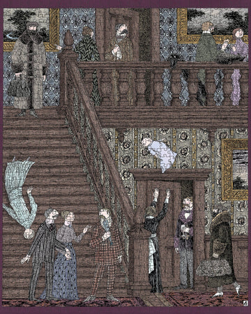 Edward Gorey: Baby Toss 1000-Piece Jigsaw Puzzle - 0