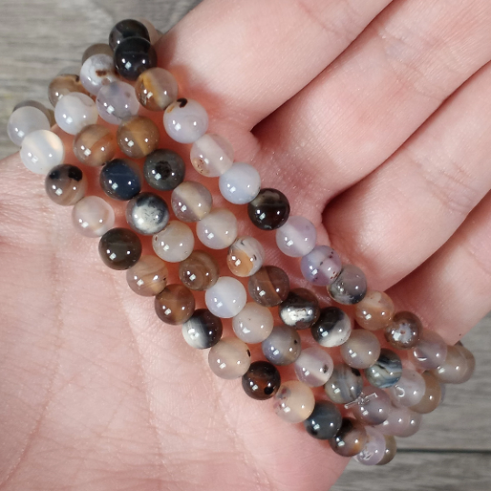Gemstone Round Bead Bracelets