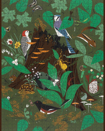 Woodland Wonders Charley Harper 1000-piece Jigsaw Puzzle - 0