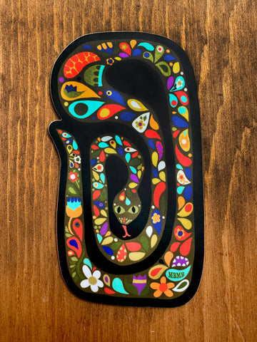 Scandi Snake Sticker