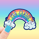 I'm Gay Rainbow Sticker-1
