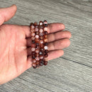 Gemstone Round Bead Bracelets-34