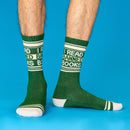 I Read Banned Books Gym Crew Socks-5