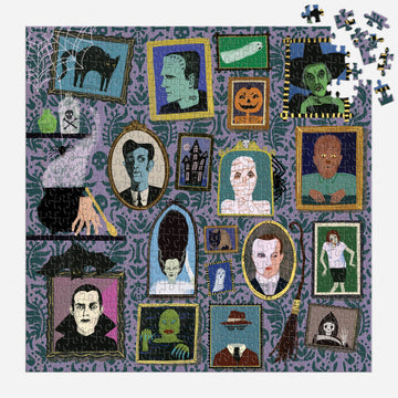 Spooky Portraits 500 Piece Foil Puzzle - 0