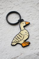 Fowl Goose Keychain with Bag Clip-2