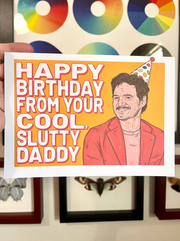 Pedro Pascal Birthday Card