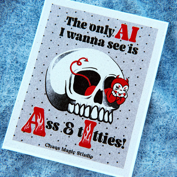 Ass & Titties Art Print