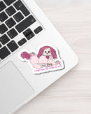 Puppy Surprise Single Mom Sticker-2
