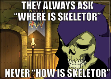 Masters of the Universe Never "How Is Skeletor" Magnet