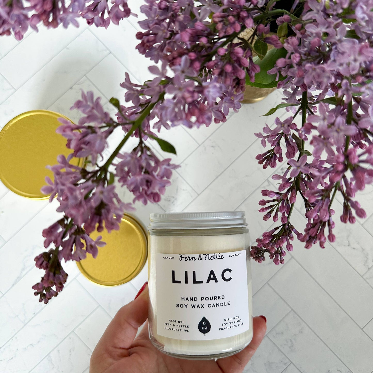 Lilac Soy Wax Candle