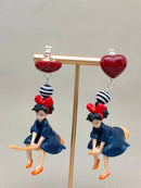 Magician Girl Charm Heart Earrings-1