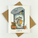 I Love Us Raccoon Card-1