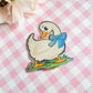 Goose Glitter Sticker