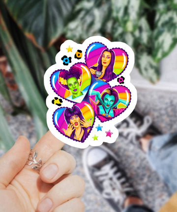 Horror Halloween Neon Sticker  - 0