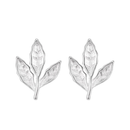 Tiny Leaf Stud Earrings-4