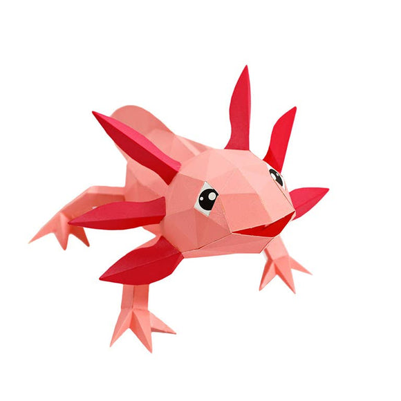 Axolotl PaperCraft Art Kit