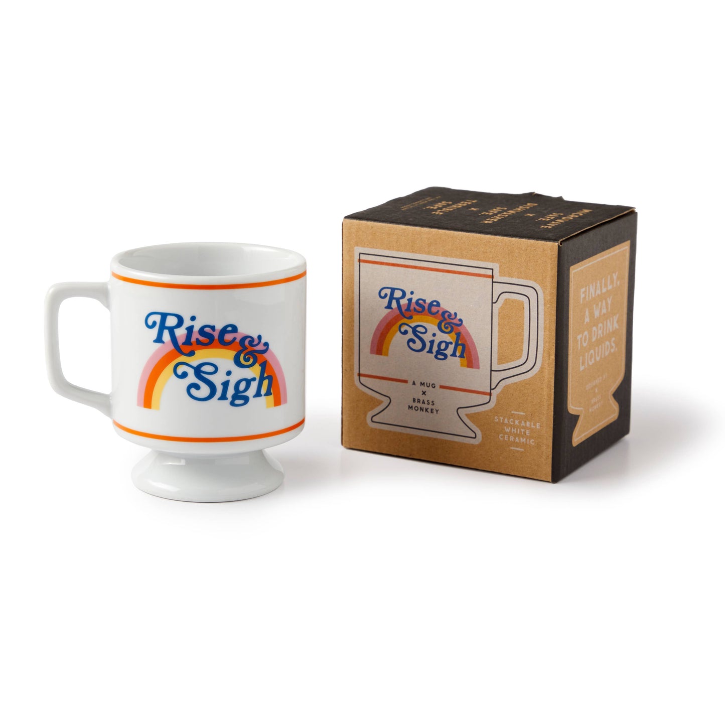 Rise & Sigh Pedestal Mug