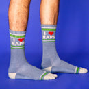 I <3 Naps Gym Crew Socks-5