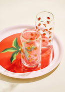 Tomato Gold Rimmed Soda Can Glass-4