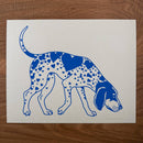 Bluetick Hearts Silkscreen Print-1