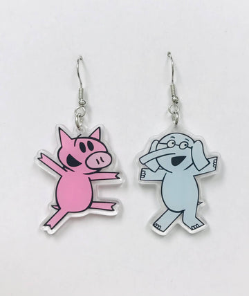 Elephant + Pig BFF Earrings