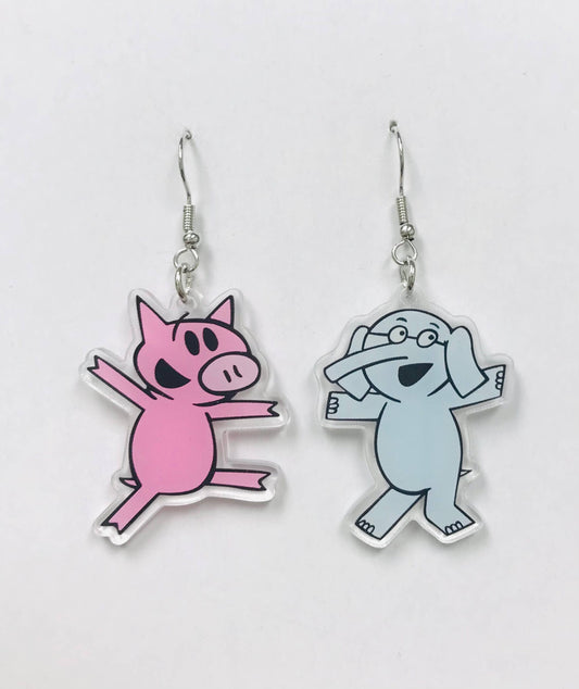 Elephant + Pig BFF Earrings