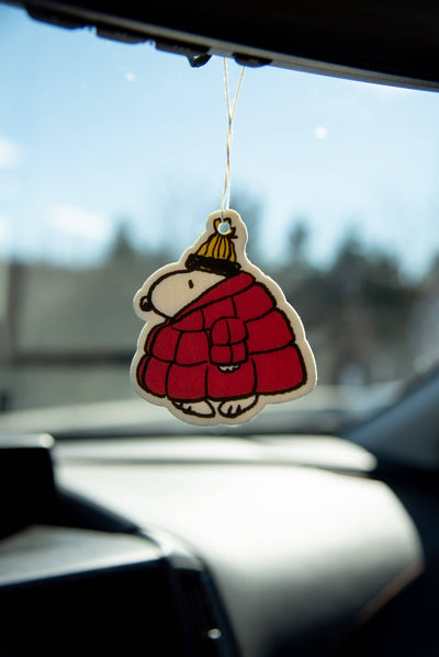 Snoopy Puffy Coat Air Freshener - 0