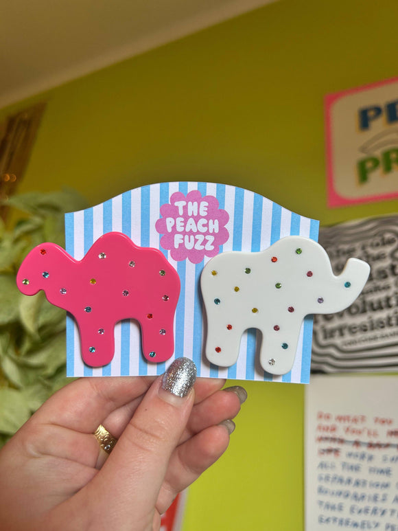 Animal Cracker Hair Clip Set