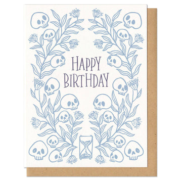 Birthday Skulls Card