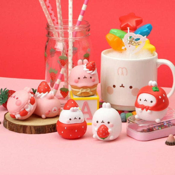 Molang Strawberry Party Blind Box Figure