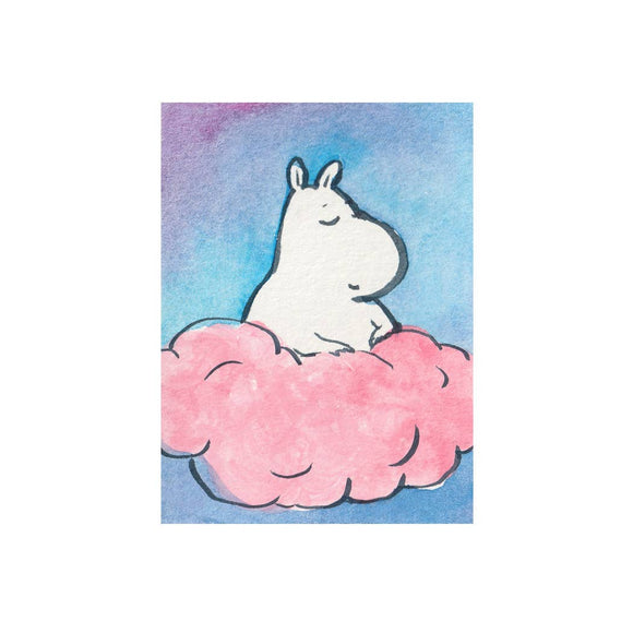 Moomin on a Cloud Mini Print