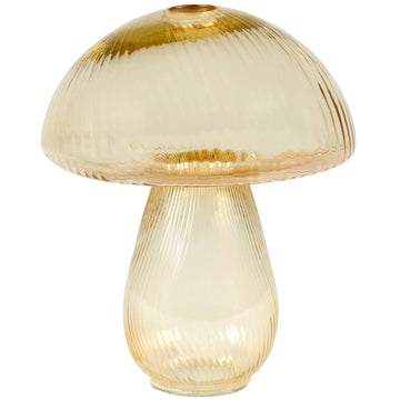 Yellow Standing Mushroom Vase - 0