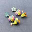 Resin Duck Dangle Earrings-3